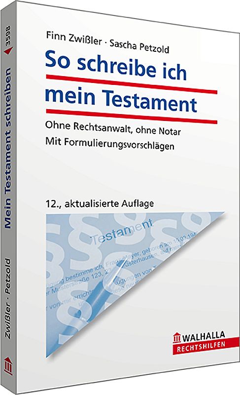So schreibe ich mein Testament