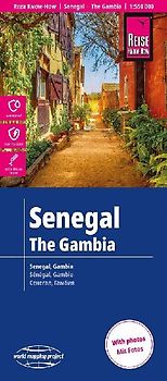 Reise Know-How Landkarte Senegal, Gambia (1:550.000)
