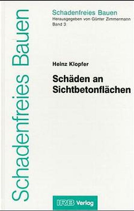 Schäden an Sichtbetonflächen.