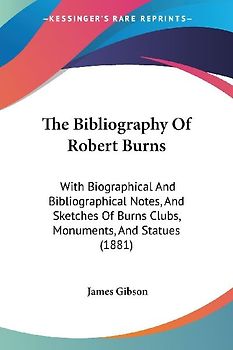 The Bibliography Of Robert Burns