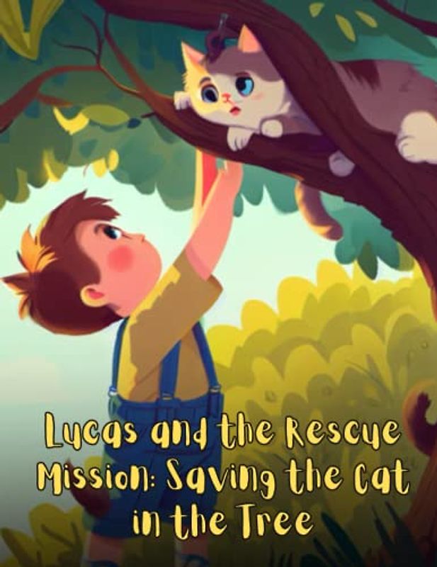 Lucas and the Rescue Mission - Saving the Cat in the Tree: Adventure story for boys, Perseverance & Self-Confidence I A Motivational Book For kids I Gift for kids age 4-8