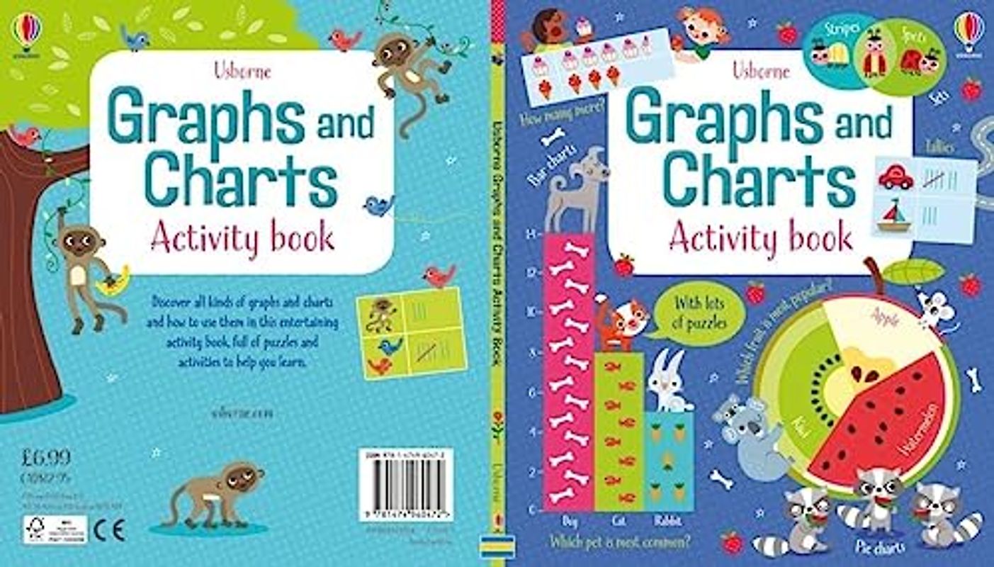 Graphs and Charts Activity Book (Maths Activity Books): 1