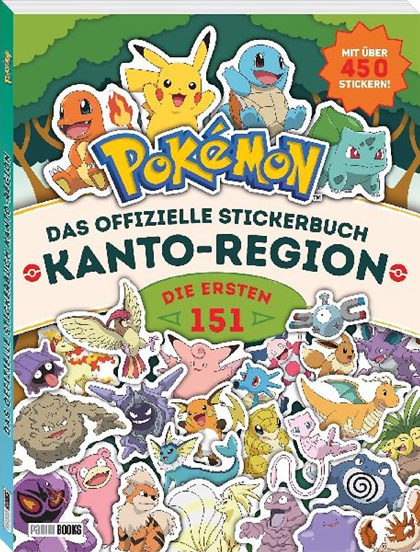 Pokémon: Das offizielle Stickerbuch Kanto-Region - Die ersten 151