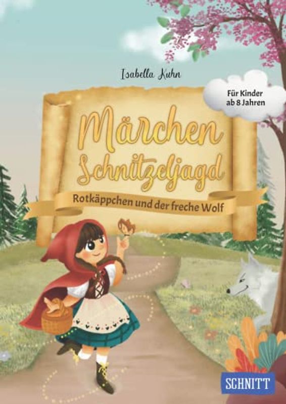 Märchen Schnitzeljagd zum Kindergeburtstag: Rotkäppchen und der freche Wolf