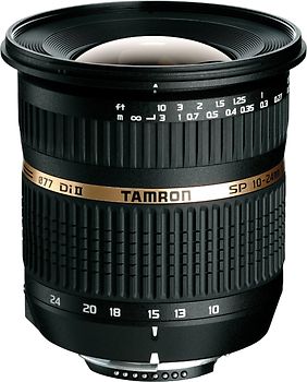 Tamron SP AF 10-24 mm F3.5-4.5 Di LD II 77 mm Filtergewinde (Nikon F Anschluss) schwarz
