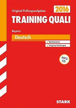 Training Quali Bayern - Deutsch A4 + CD