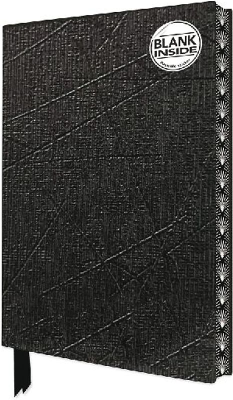 Ebony Blank Artisan Notebook (Flame Tree Journals)