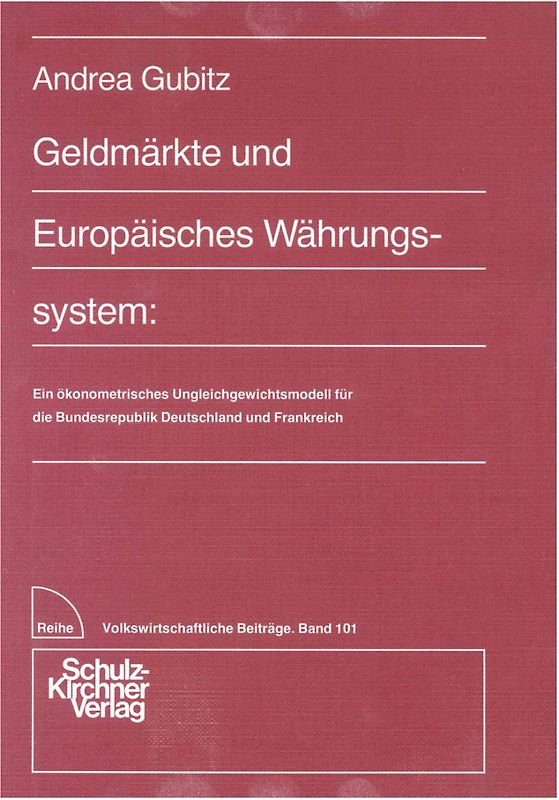 Geldmärkte und Europäisches Währungssystem