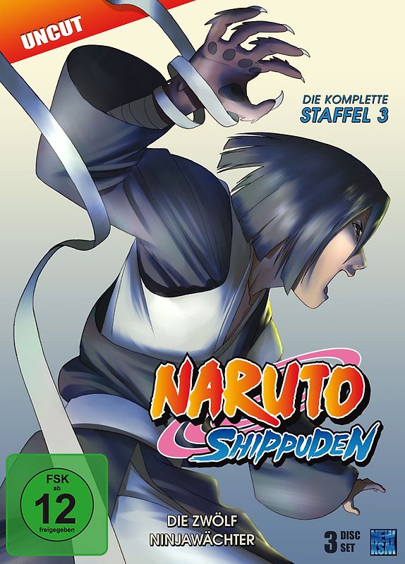 Naruto Shippuden - Die komplette Staffel 3 [Uncut, 3 DVDs] DVD
