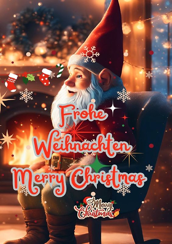 Frohe Weihnachten Merry Christmas