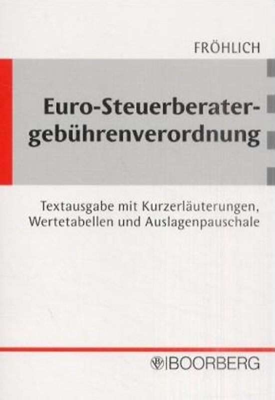 Euro-Steuerberatergebührenverordnung