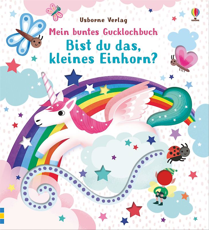 Mein buntes Gucklochbuch: Bist du das, kleines Einhorn?