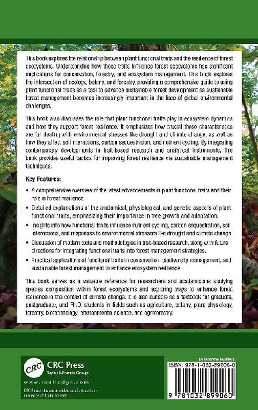 Enhancing Forest Resilience through Plant Functional Traits