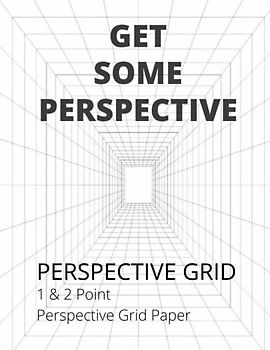 Perspective Grid Sketchbook: 1 & 2 Point Perspective Room Grid Paper 8.5" x 11" for Artists, Students and Beginners