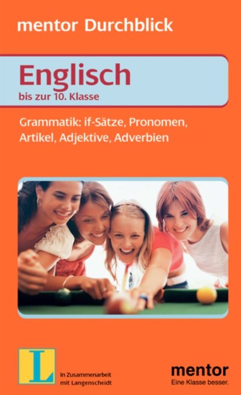 Englisch. If-Sätze, Adjektive, Adverbien, Pronomen