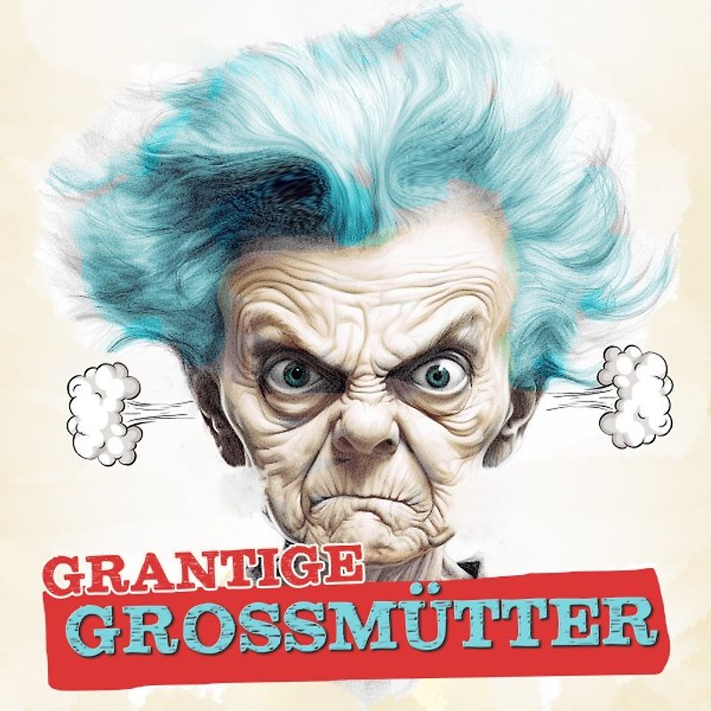 Grantige Grossmütter Malbuch für Erwachsene