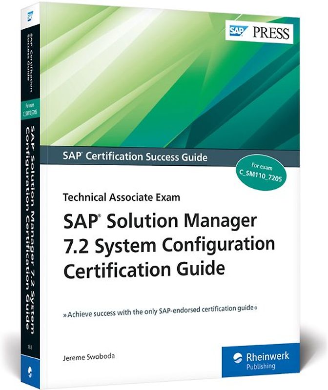 SAP Solution Manager 7.2 System Configuration Certification Guide