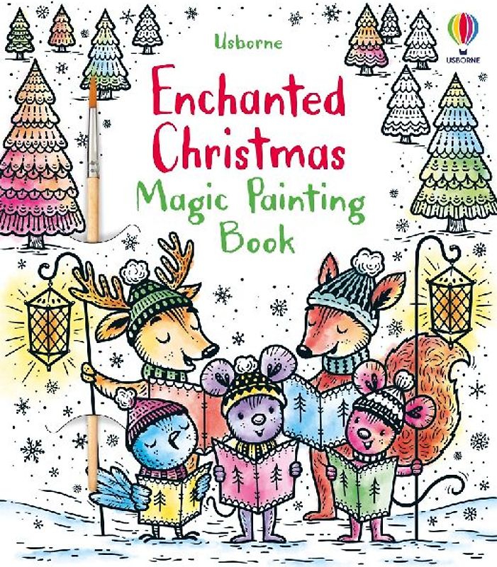 Enchanted Christmas Magic Painting Book