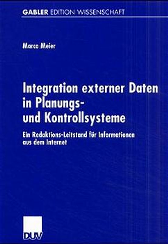 Integration externer Daten in Planungs- und Kontrollsysteme