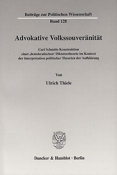 Repräsentation und Autonomieprinzip.