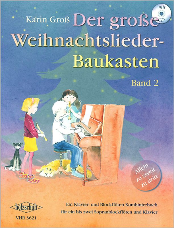 Der große Weihnachtslieder-Baukasten, Band 2 (mit CD)