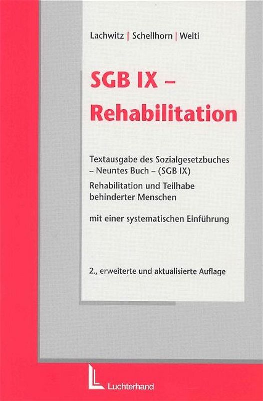 SGB IX - Rehabilitation