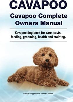 Cavapoo. Cavapoo Complete Owners Manual. Cavapoo dog book for care, costs, feeding, grooming, health and training.
