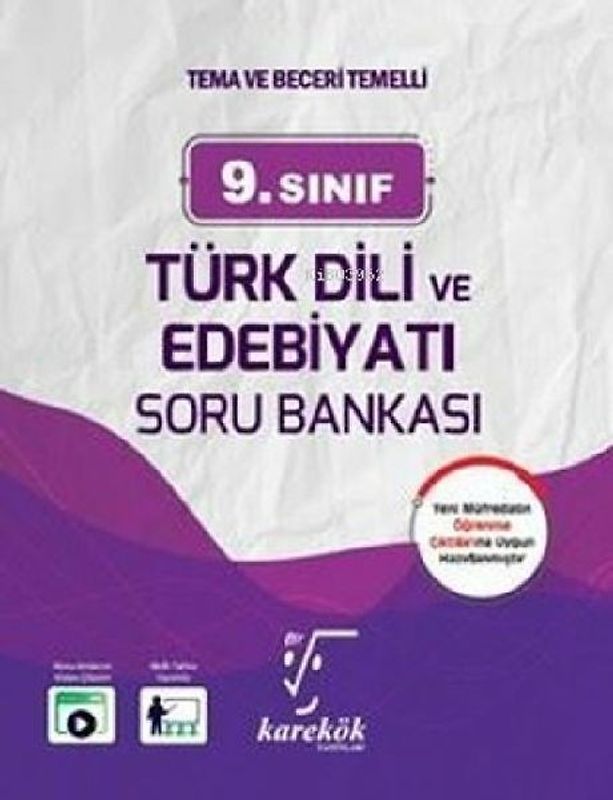 Karekök Yayinlari 9. Sinif Türk Dili ve Edebiyati Soru Bankasi