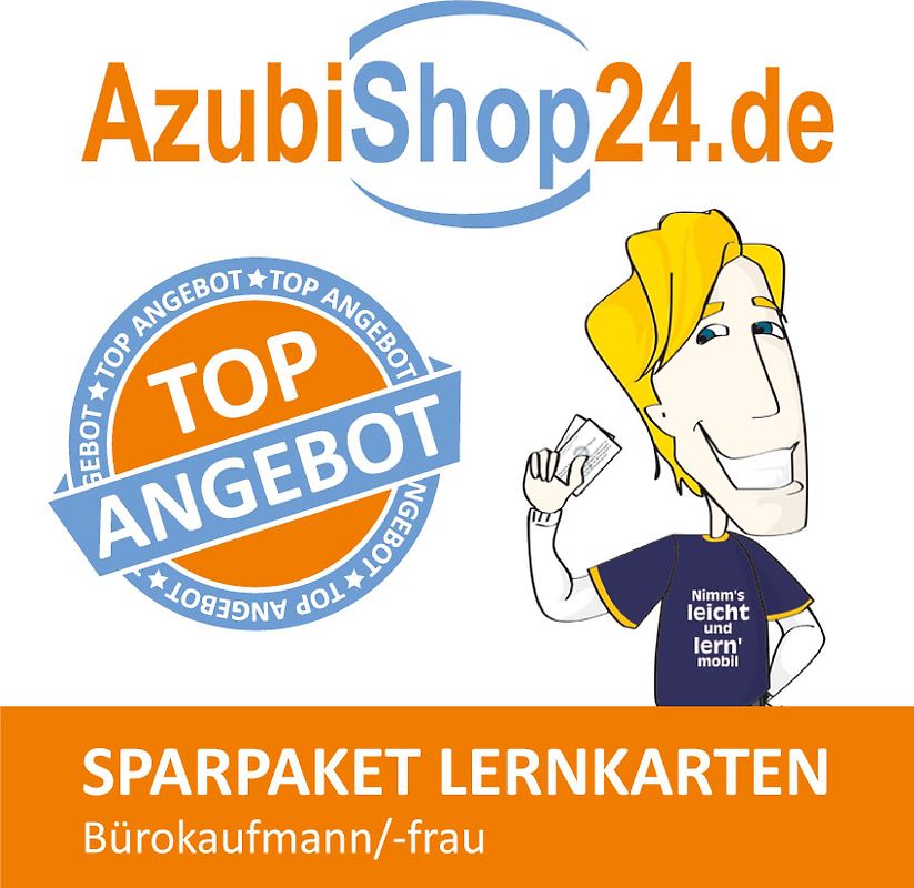 Spar-Paket Lernkarten Bürokaufmann / Bürokauffrau