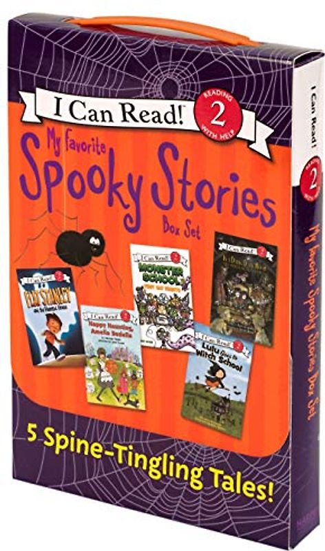 My Favorite Spooky Stories Box Set: 5 Silly, Not-Too-Scary Tales! A Halloween Book for Kids (I Can Read Level 2, Band 5)