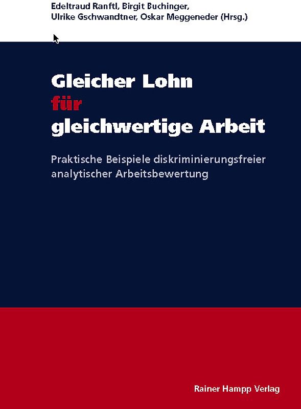 Gleicher Lohn für gleichwertige Arbeit