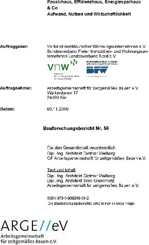 Passivhaus, Effizienzhaus, Energiesparhaus & Co