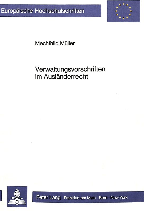 Verwaltungsvorschriften im Ausländerrecht