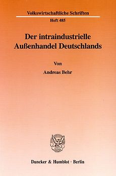 Der intraindustrielle Außenhandel Deutschlands.