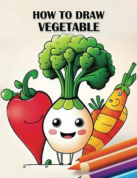 How to Draw Vegetable: A Beginner's Guide to Drawing and Coloring Delicious Vegetables