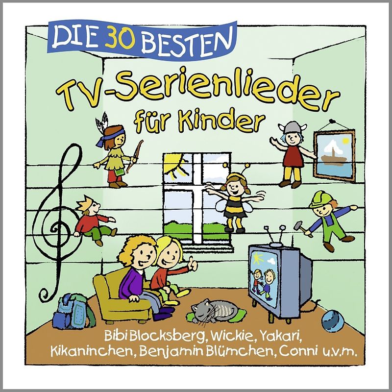 Various - Die 30 Besten TV-Serienlieder für Kinder