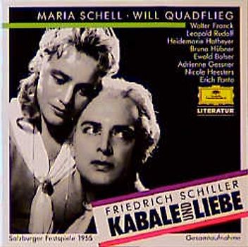 Kabale und Liebe. Ernst-Lothar-Inszenierung der Salzburger Festspiele 1955