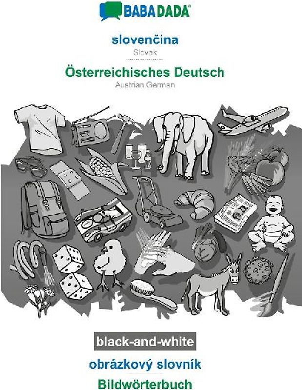 sloven¿ina - Österreichisches Deutsch, obrázkový slovník, BW
