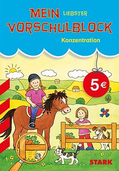STARK Rucksackblock Vorschule - Konzentration Sonderausgabe (Motiv Ponyhof)