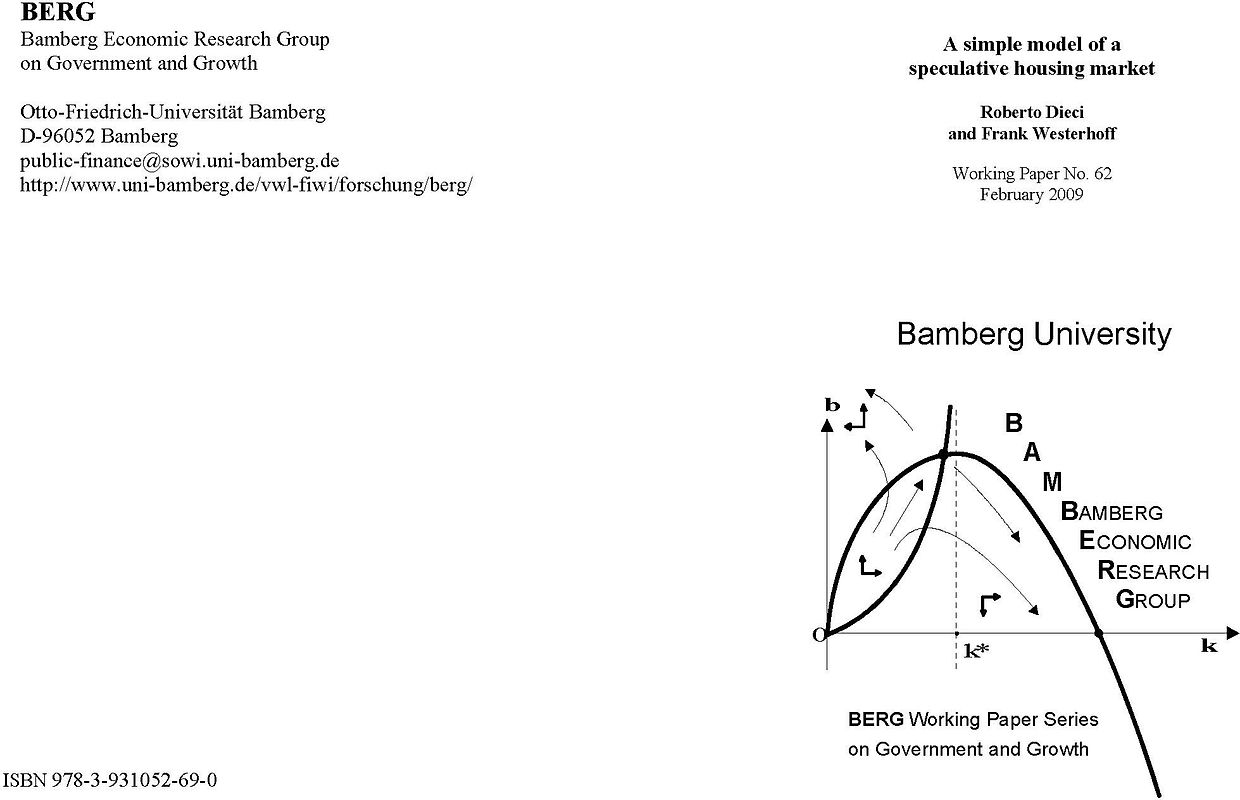 A simple model of a speculative housing market