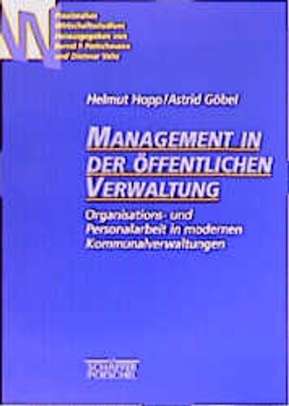 Management in der öffentlichen Verwaltung