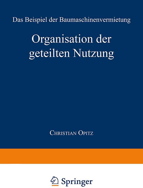 Organisation der geteilten Nutzung