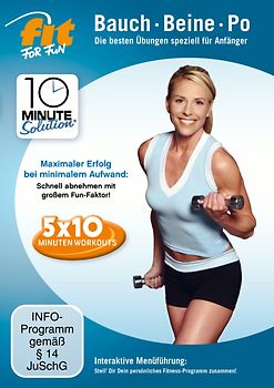 Fit for Fun - 10 Minute Solution: Bauch, Beine Po für Anfänger DVD