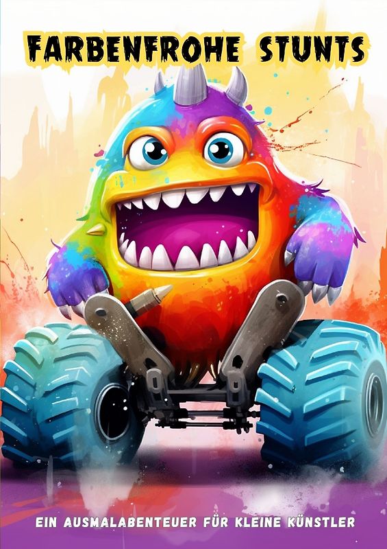 Farbenfrohe Stunts