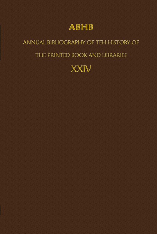 ABHB/ Annual Bibliography of the History of the Printed Book and Libraries