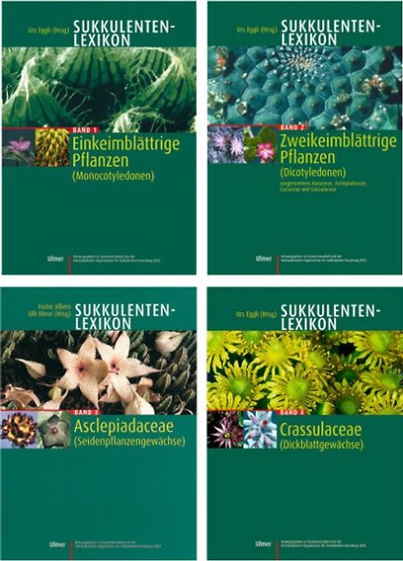 Sukkulentenlexikon Bände 1 - 4