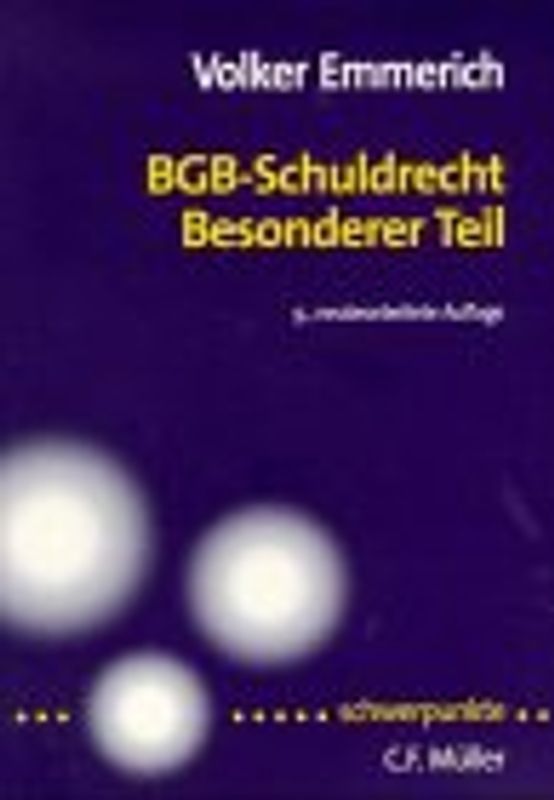 BGB - Schuldrecht. Besonderer Teil