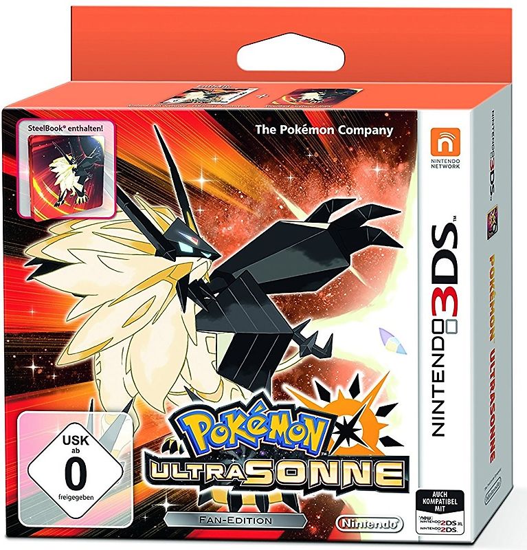 Pokémon Ultrasonne [Fan-Edition inkl. Steelbook] Nintendo 3DS