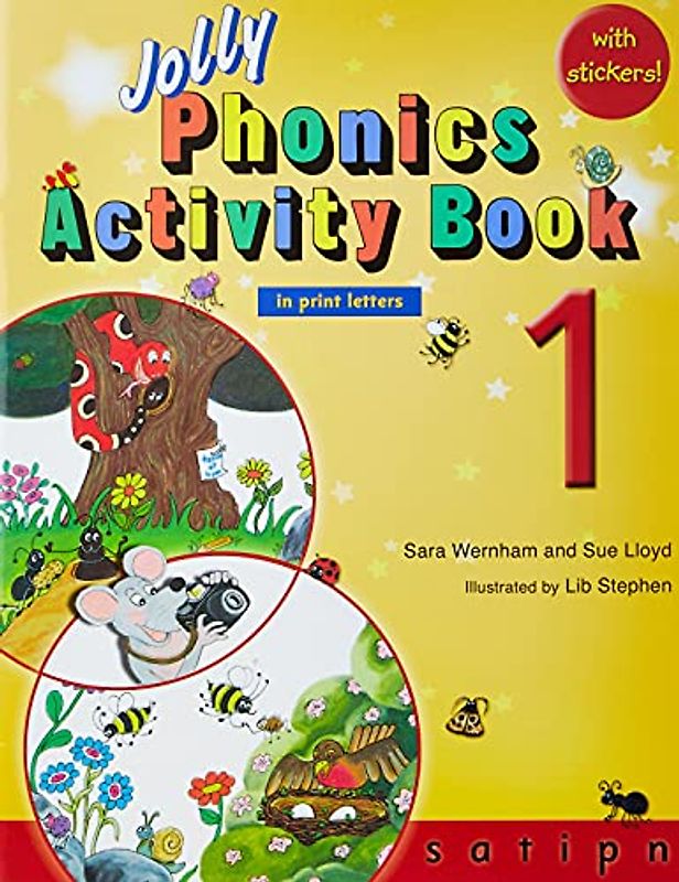 Jolly Phonics Activity Book 1 (in Print Letters) (Jolly Phonics Activity Books, Set 1-7, Band 1)
