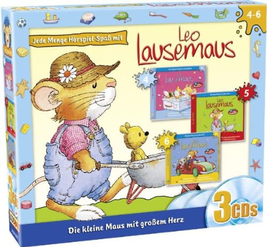 Leo Lausemaus - Die kleine Maus mit großem Herz: Folge 4-6 [3 CDs]